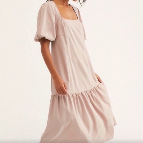 Free People Dresses & Skirts - Free People Dusty Mauve Jordan Midi Dress